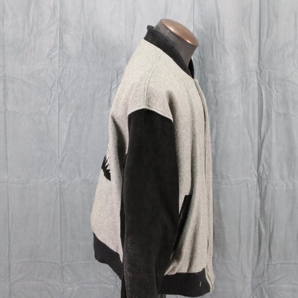 Vintage Beer Jacket - Labatt Ice Letterman Jacket - Men's Large - Picture 8 of 9